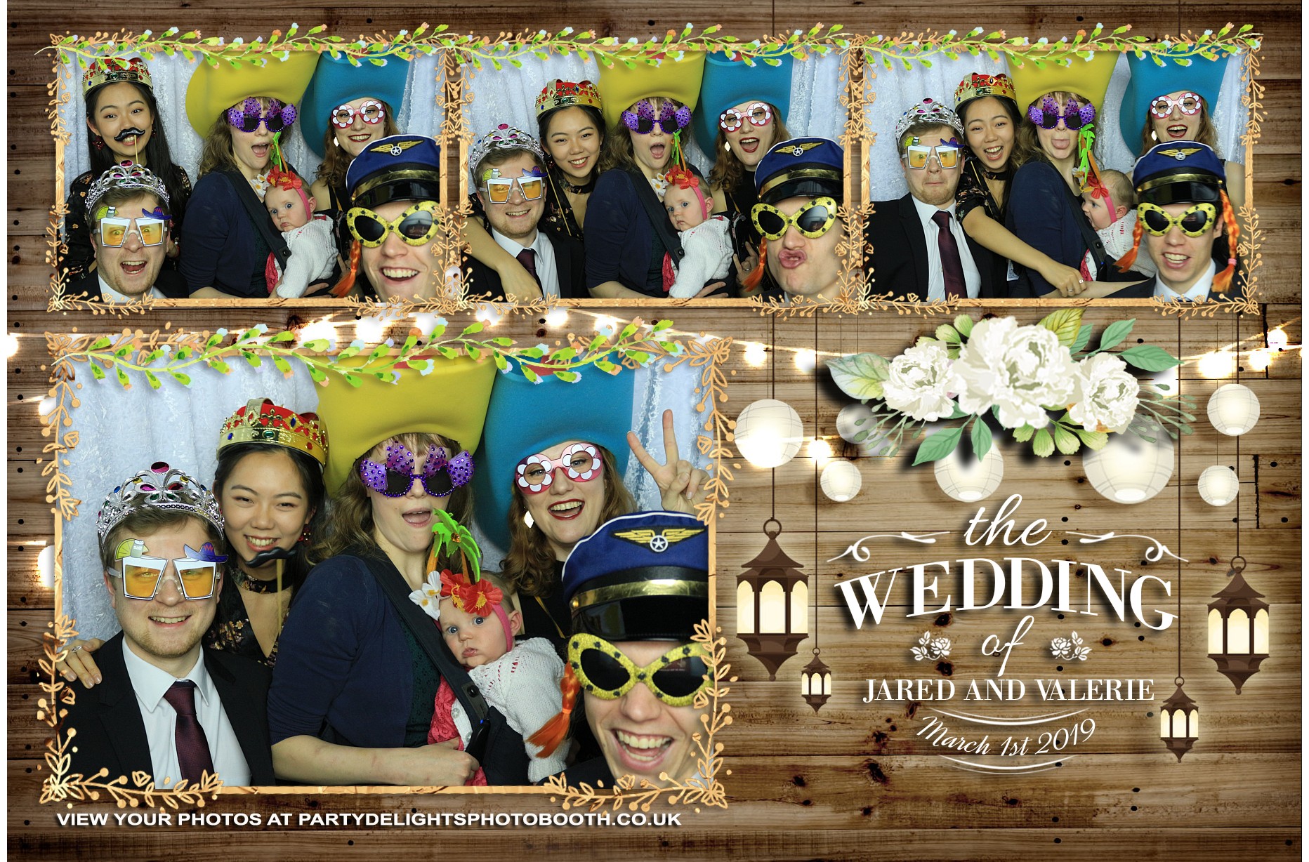 Jared and Valerie’s Wedding - Prints | View more photos from the event at gallery.partydelightsphotobooth.co.uk/u/PartyDelightsPhotoBooth/Jared-and-Valerie’s-Wedding-Prints